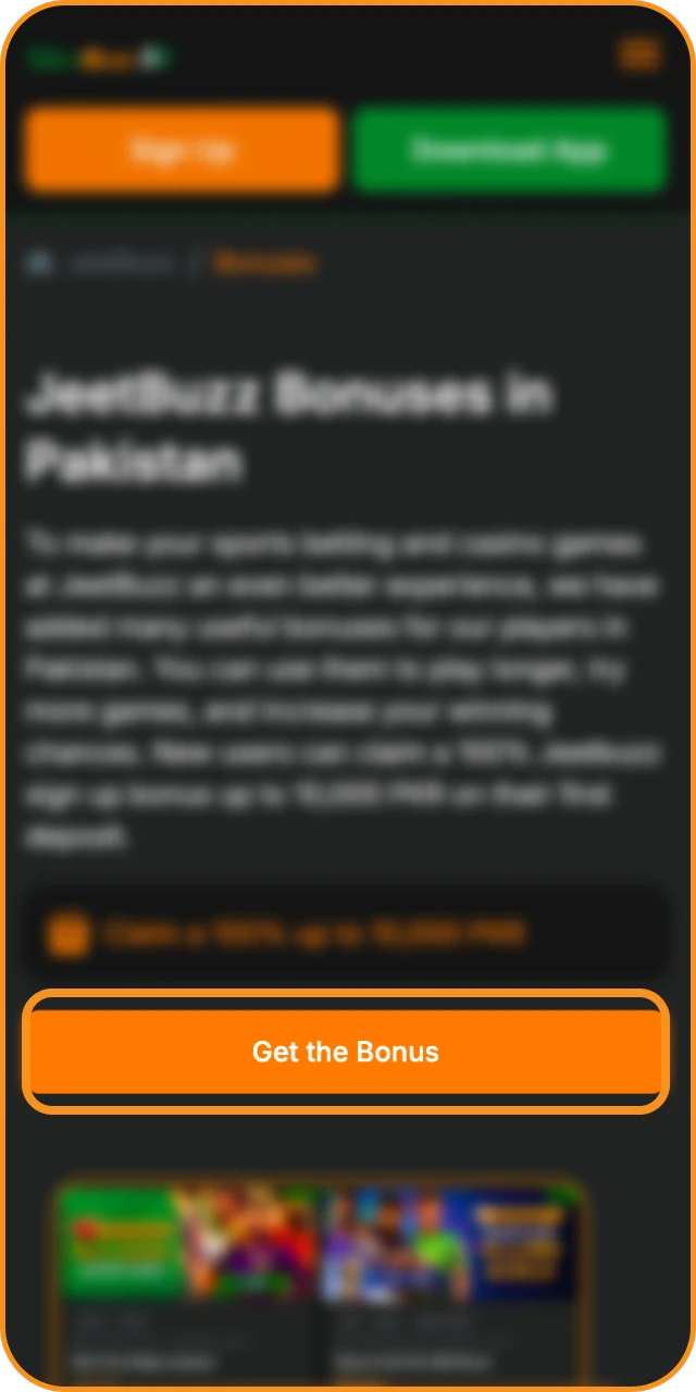 Visit JeetBuzz online casino to claim your bonus.