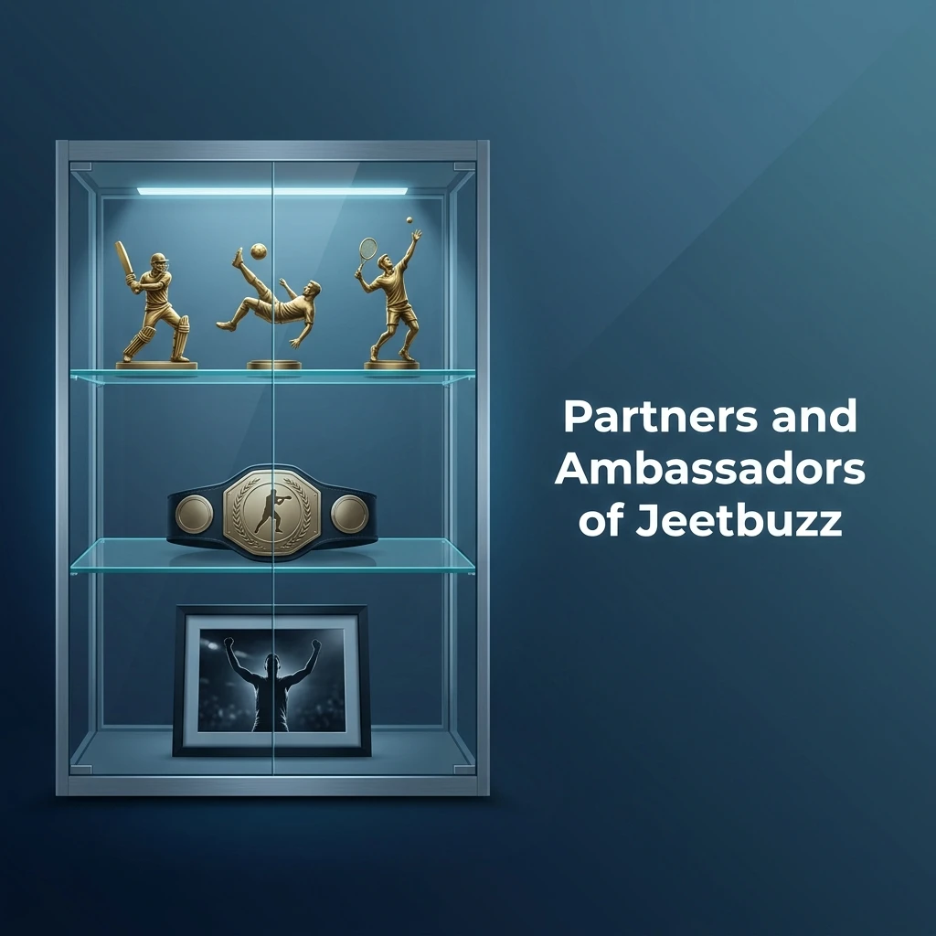 Jeetbuzz ambassadors Shakib Al Hasan and Tamim Iqbal representing the platform's cricket partnerships in South Asia