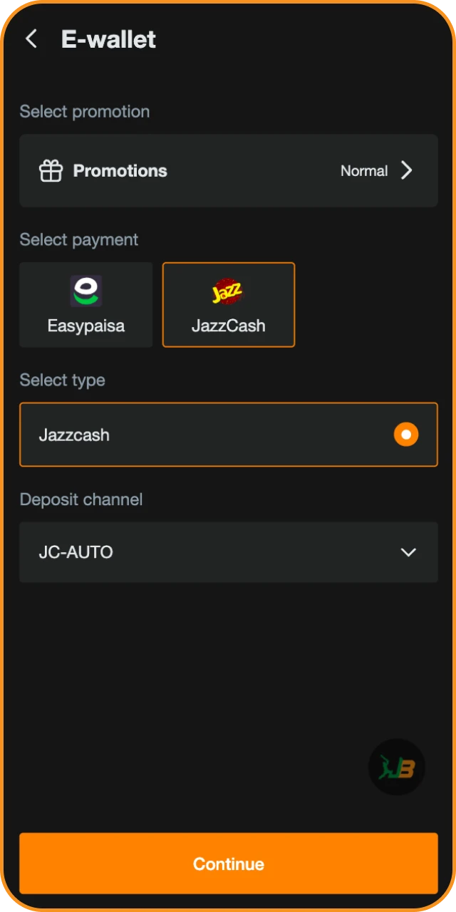 Make your first deposit to fund your official JeetBuzz account.