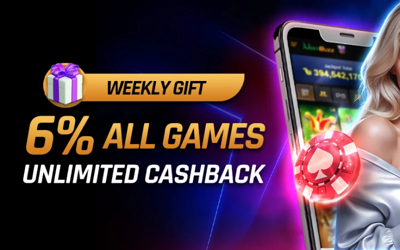 Enjoy unlimited cashback on all games played at JeetBuzz.